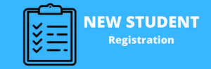 graphic that says "new student registration"